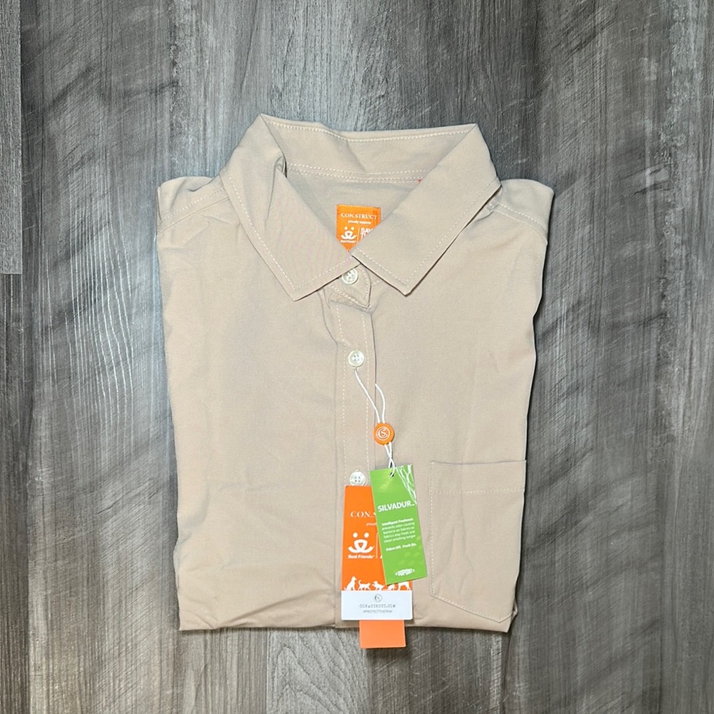 Con.Struct Performnace Silvadur Long Sleeve Button Down - Large